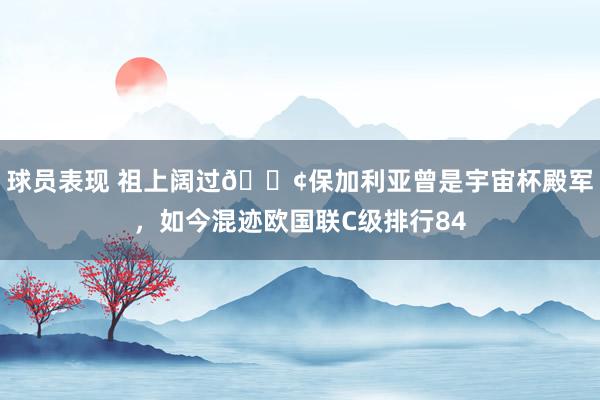 球员表现 祖上阔过😢保加利亚曾是宇宙杯殿军，如今混迹欧国联C级排行84