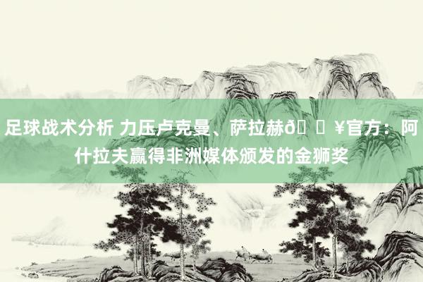 足球战术分析 力压卢克曼、萨拉赫🔥官方：阿什拉夫赢得非洲媒体颁发的金狮奖